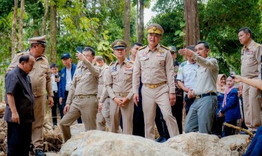 'อนุทิน'บินลงใต้สำรวจความเสียหายอุทยานแห่งชาติน้ำตกซีโป