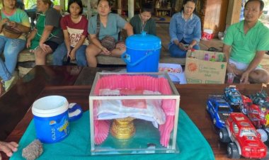 เปิดชมครั้งแรกอายุครบ 22 ปี คอหวยไม่พลาดขอโชคลาภกุมารทองฉัตรเงิน