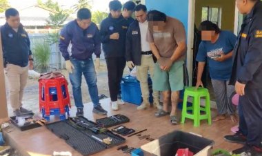 ทลายแหล่งผลิตขายปืนเถื่อนรายใหญ่สระบุรีสร้างรายได้ 1.2 แสนบาทต่อเดือน