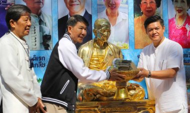 "พ่อเลี้ยงหล้า" CEO  แม่สอดฟรีโซน ร่วม “โหร คมช.” ทำบุญวันกองทัพไทย ที่ข่วงพระเจ้าล้านนาครั้งแรก