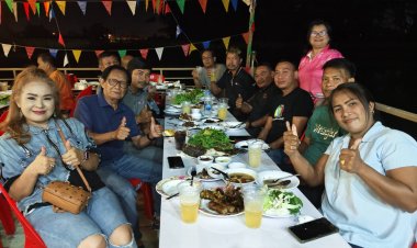 โรงพยาลศรีสะเกษ จัดงานสังสรรค์ สี่อมวลชน สนุกสนานเบิกบานฤทัย