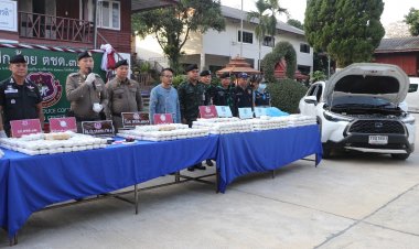 ตำรวจสกัดจับแก๊งมูเซอลอบขนยาบ้า 2.1 ล้านเม็ดซุกเก๋งจากชายแดนเข้าพื้นที่ชั้นใน