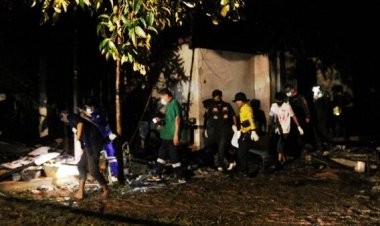 เศร้าสลดไฟไหม้บ้านคลอกเด็กดับคากองเพลิง 3 ศพ สาหัส 2 ราย