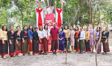 อบต.หนองม้าพร้อมใจน้อมรำลึก 38 ปีพระมหากรุณาธิคุณสมเด็จย่า