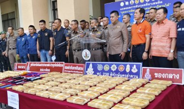 ตำรวจศรีสะเกษลุยกวาดล้างยาเสพติดรวบ 398 ผู้ต้องหายึดยาบ้ากว่า 5.5 แสนเม็ด