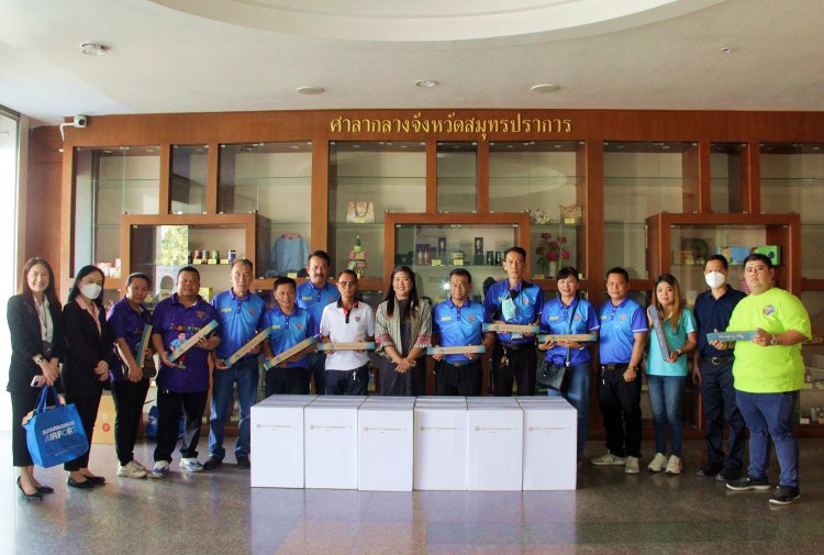 ท่าอากาศยานสุวรรณภูมิ เข้าสวัสดีปีใหม่ คณะสื่อมวลชนจังหวัดสมุทรปราการ