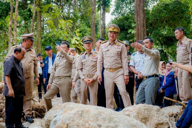 'อนุทิน'บินลงใต้สำรวจความเสียหายอุทยานแห่งชาติน้ำตกซีโป