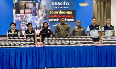 ทลายโรงงานผลิตยาแก้ไอปลอมรายใหญ่ยึดของกลางกว่าหมื่นขวด