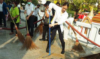 นครสป.ร่วมกับทสม.สป.จัดกิจกรรมบิ๊กคลีนนิ่งเดย์