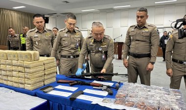 สกัดจับหนุ่มขับกระบะขนยาบ้ากว่า 3 ล้านเม็ด กระสุน-ปืนสงคราม ส่งนครศรีธรรมราช