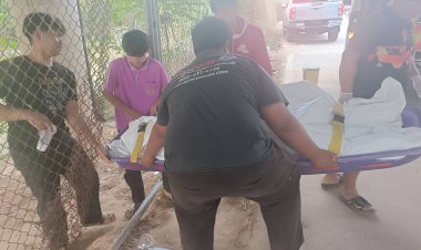 ผงะ!หนุ่มใหญ่ดับปริศนาลอยอืดกลางลำห้วยสำราญ