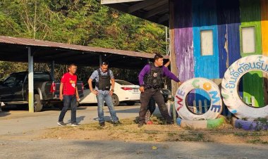 ตร.พฆัคภูมิพิสัยสยบผัวคลั่งบุกโรงเรียนจับเมีย-ลูกเป็นตัวประกัน