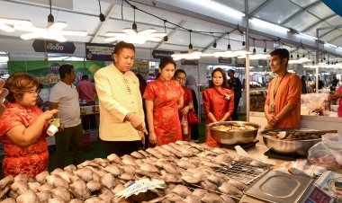 พ่อเมืองชลบุรีเปิดงาน สินค้าอาหารปลอดภัย และสินค้าเด่นภาคตะวันออก