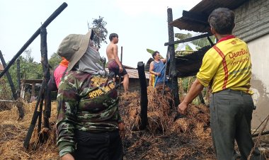 ระทึกไฟลุกไหม้โรงเก็บฟางที่พิมายวอดทั้งหมดคาดไฟฟ้าลัดวงจร