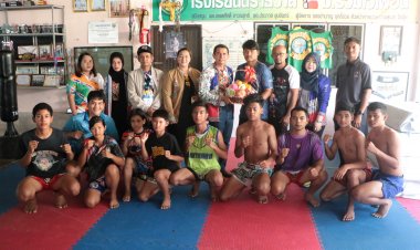 คณะบอร์ดสมาคมกีฬานราธิวาสหนุนนักกีฬาสู่ชัยชนะความเป็นเลิศ