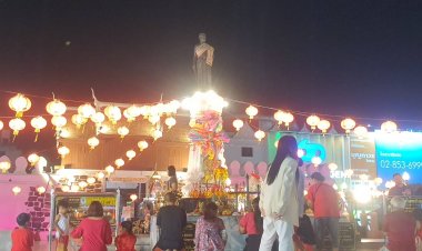 สีสันยามค่ำคืนเทศกาลตรุษจีนโคราชยิ่งใหญ่สุดอลังการ