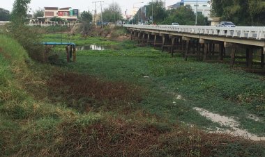 แล้งมาเร็วลำน้ำมูลแห้งขอด ปิดประตูเขื่อนพิมาย งดปล่อยน้ำป้อนเกษตรกร