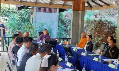 นอภ.ท่าสองยางสั่งกำชับทุกหน่วยงานร่วมป้องกัน-แก้ไขไฟป่าและหมอกควัน