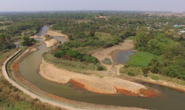 แม่น้ำมูลพิมายวิกฤติสันดอนดินทรายโผล่เสี่ยงขาดน้ำใช้ช่วงหน้าแล้ง