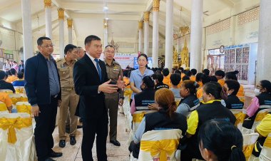 "บิ๊กหลวง"ลงพื้นที่ให้กำลังใจผู้เข้ารับการบำบัดยาเสพติด ย้ำความสำคัญ ครอบครัว ชุมชน