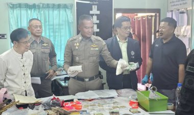 ตำรวจตากปูพรมค้น 10 เป้าหมายยึดยาบ้ากว่า 2.2 หมื่นเม็ด ปืน-เครื่องกระสุนเพียบ