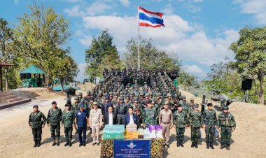 "บิ๊กทิน"รมว.กลาโหมรุดเยี่ยมฉก.ราชมนูชายแดนไทย-เมียนมา