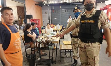 นอภ.ลำลูกกากวดขันร้านอาหาร งดขายสุรา วันมาฆบูชา