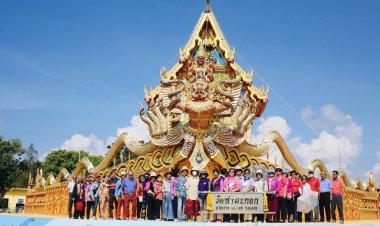 ชมรมนายทหารอาวุโสฯ พาสมาชิกไหว้พระ เที่ยวล่องท่องทะเล “เมืองยองฮิ”