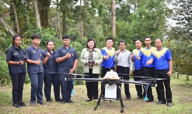 วช. ร่วมเปิดศูนย์การเรียนรู้โดรนเพื่อการเกษตร ต้นแบบแห่งแรกของภาคใต้