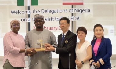 สมาคมการค้านักธุรกิจสากลต้อนรับผู้บริหารระดับสูงธนาคารไนจีเรีย