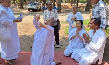 องค์ลง!!ร้องลั่นวัดอุทัยธานี พิธีบวงสรวงองค์พญานาคราช ชาวบ้านได้เลขเสี่ยงดวง