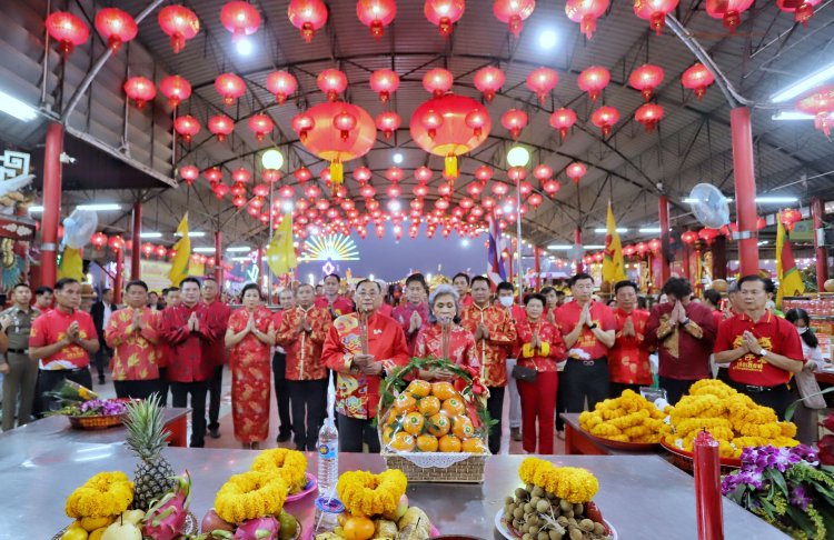 เปิดอย่างยิ่งใหญ่“ตรุษจีน เล่ง เกีย ฉู่ สืบสานตำนานมังกร 2567”สมุทรสาคร