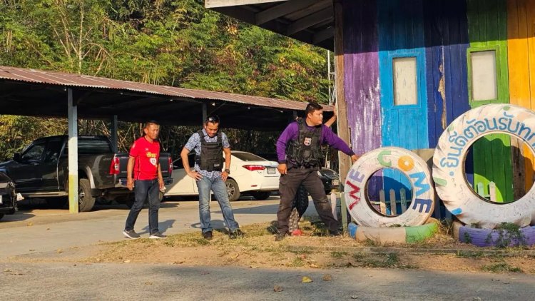 ตร.พฆัคภูมิพิสัยสยบผัวคลั่งบุกโรงเรียนจับเมีย-ลูกเป็นตัวประกัน