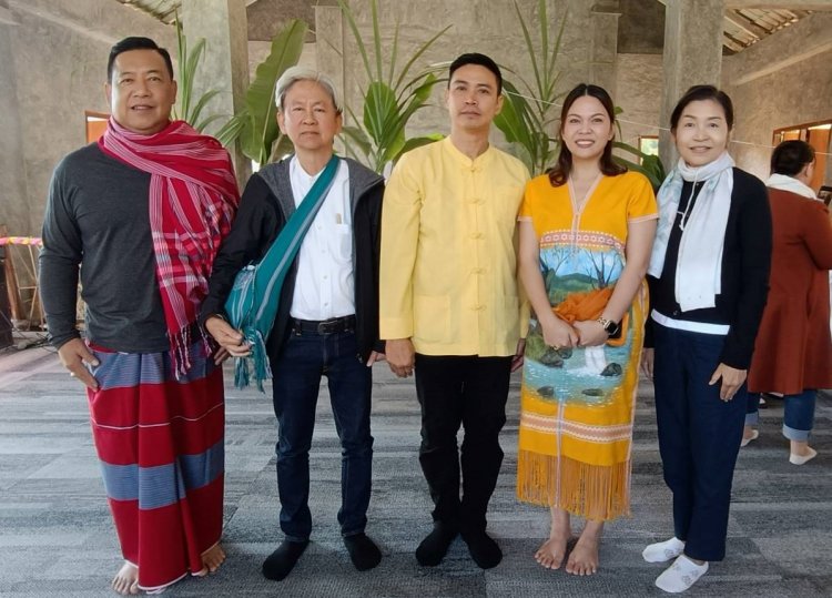 นอภ.ท่าสองยางประธานงานถวายวิหาร วัดพระธรรมจาริกบอบือละคิ