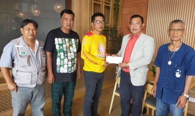 "นุ้ยส์ เมืองฉอด" สนับสนุน สมทบทุนให้ สมาคมกู้ภัยนครแม่สอด "ศึกมวยกู้ภัยการกุศล"