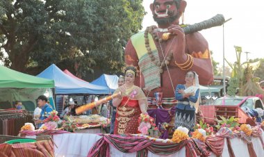 เปิดตำนานประเพณีแห่ "ยักษ์คุ" หนึ่งเดียวในโลกที่อำนาจเจริญ