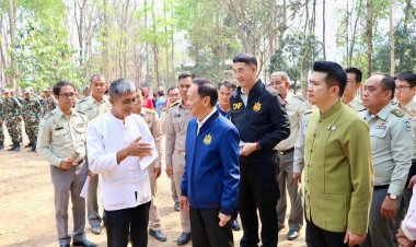 'พล.ต.อ. พัชรวาท'ย้ำจนท.น่านลุยดับไฟป่าความปลอดภัยต้องมาก่อน