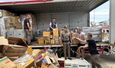 สกัดจับพนง.ขับรถรับจ้างเหมาไปรษณีย์ไทยขนของหนีภาษี