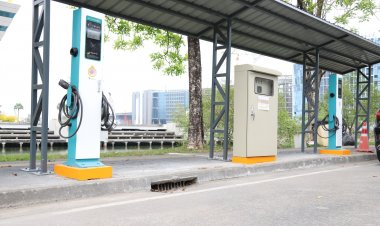 DAD เพิ่ม 4 จุดสถานีชาร์จรถ EV ศูนย์ราชการฯ แจ้งวัฒนะ