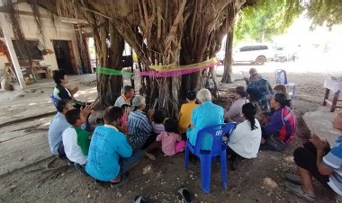 คอหวยแห่รวมพิธีบวงสรวงเจ้าแม่ต้นไทรร้อยกว่าปีลุ้นเลขเด็ดเสี่ยงโชค