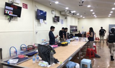 ปฏิบัติการโค่นโคตรบ่อนบางใหญ่ ติดรั้วเหล็ก 3 ชั้น รวบเซียนพนันเกือบ 300 คน