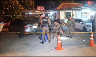 ตำรวจอุทัยธานีเครีดควัก 9 มม.จ่อขมับดับหลังศูนย์จราจร