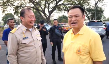 อนุทิน มท.1 ลงพื้นที่ติดตามความก้าวหน้าโครงการพัฒนาบึงสีไฟพิจิตรเพื่อความพร้อมเตรียมการรับเสด็จ