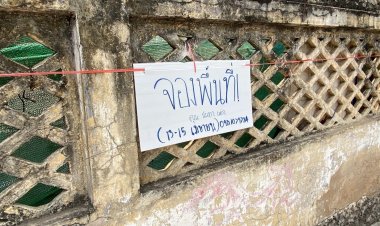 พ่อค้าแม่ค้าโคราชติดป้ายจองพื้นที่ขายสินค้าช่วงสงกรานต์นานข้ามเดือน