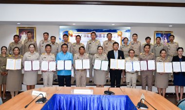 ผู้ว่าฯชลบุรี บันทึกข้อตกลง (MOU) 11 อำเภอ “สถานศึกษาสีขาวปลอดยาเสพติดและอบายมุข”