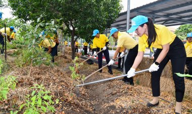 ชลบุรีเปิดกิจกรรม "จิตอาสาพัฒนา เอามื้อสามัคคี”