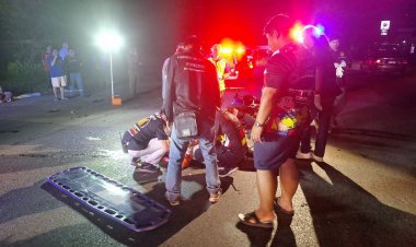 กลับไม่ถึงบ้าน! หนุ่มเซเว่นขี่จักรยานยนต์ ชนรถก๊าชเสียชีวิต