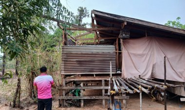 พ่อเมืองอำนาจเจริญระดมช่วยเหยื่อพายุหมุนถล่ม 4 ตำบลปทุมราชวงศาพัง 23 หลัง