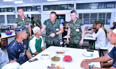 พล.นย.ค่ายจุฬาภรณ์ จัดกิดกกรรมในโอกาส พบปะ และ เปิดปอซอ ละศีลอด