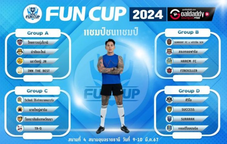 เดือดจัด!สนามสุดท้ายรอบคัดเลือกโซนภาคอีสาน รายการ "Thai Fun Cup 2024 แชมป์ชนแชมป์"